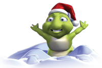 Play special Christmas games and see Hermie’s “Meaning of Christmas” song in Bible Islands’ Glueworks Cinema.